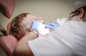 patient in dental chair